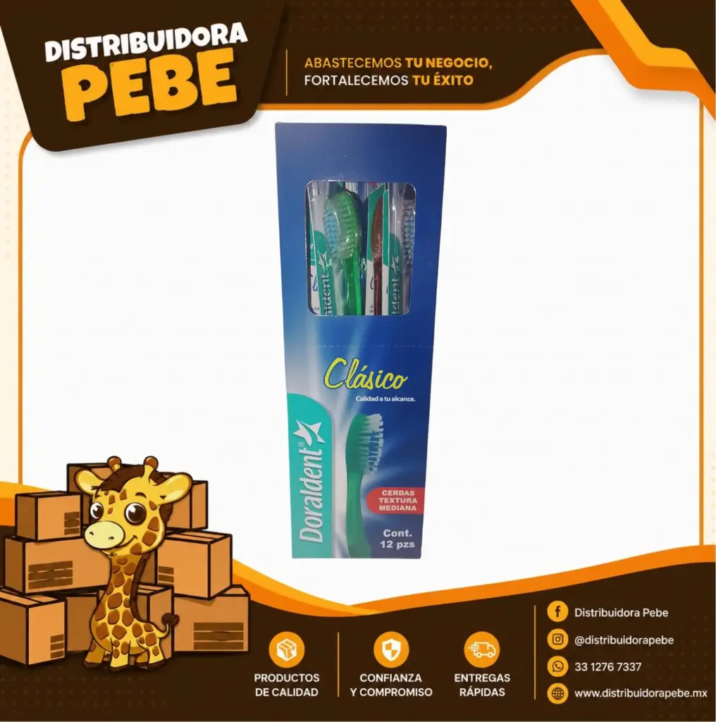 CEPILLO DORALDENT CLASICO ADULTO C/12