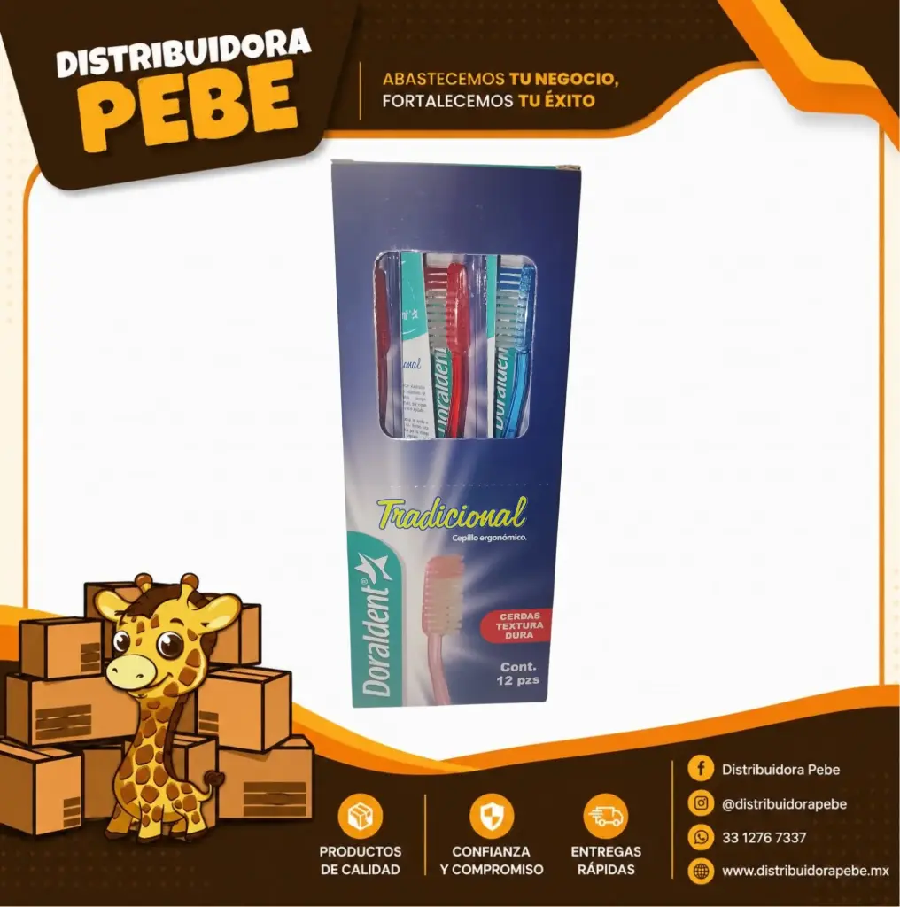 CEPILLO DORALDENT TRADICIONAL C/12