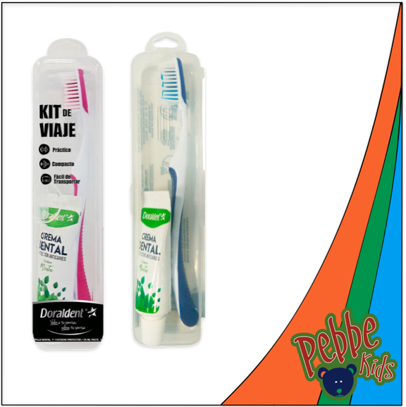 CEPILLO  KIT VIAJERO DORALDENT PLASTICO 