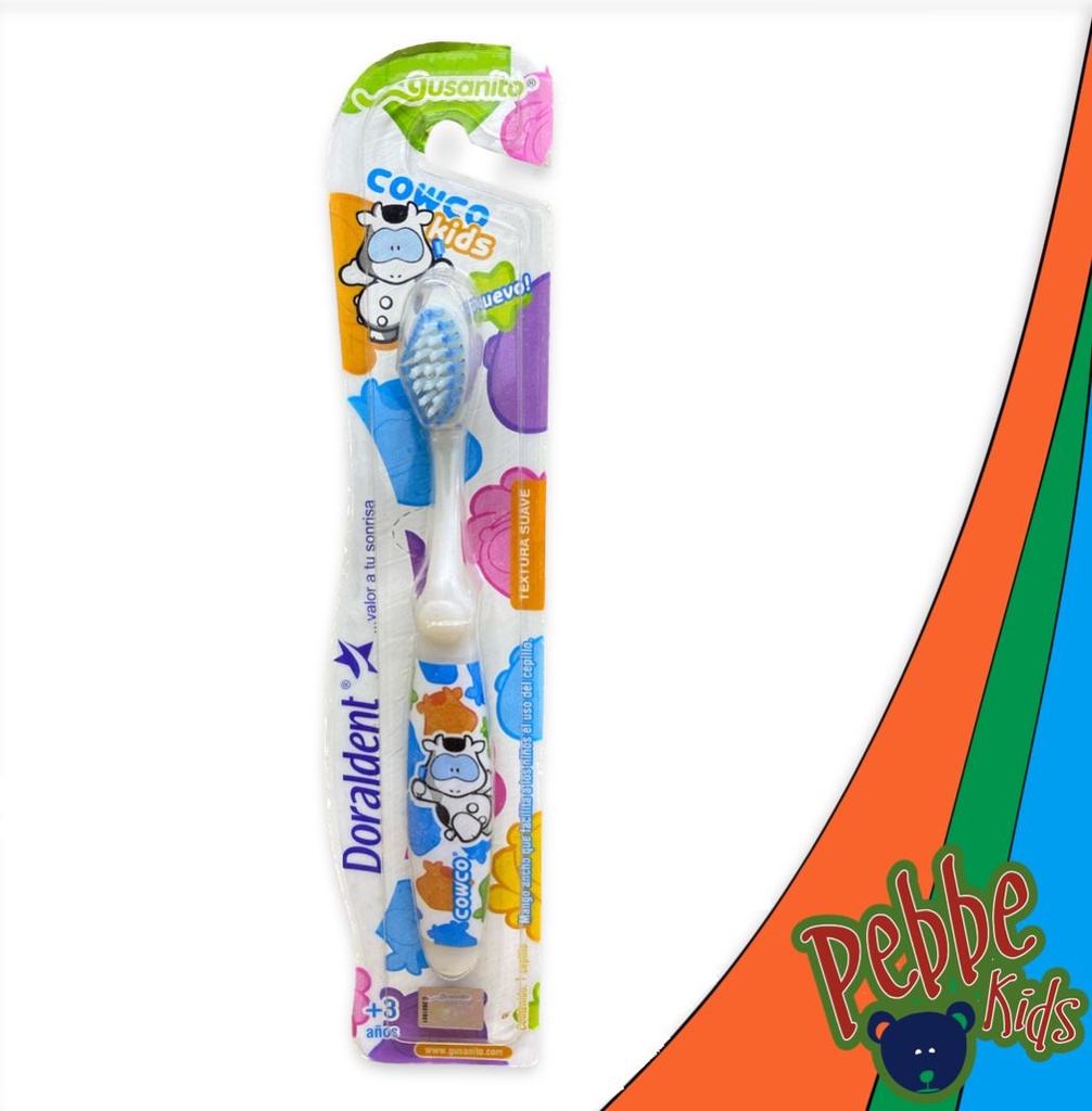CEPILLO DORALDENT COWCO GUSANITO KID'S PIEZA