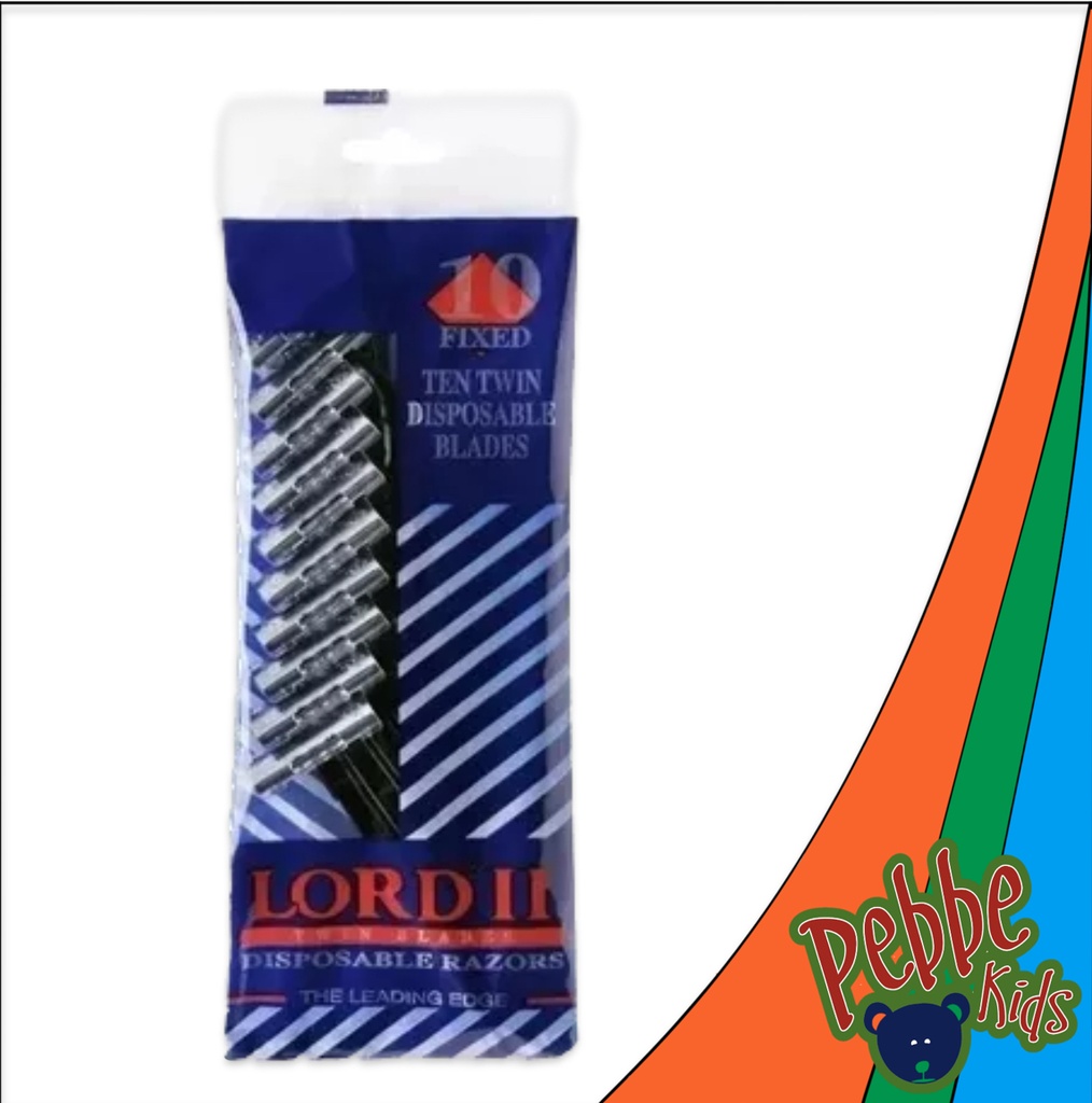 RASTRILLO LORD II SIN BANDA BOLSA C/10