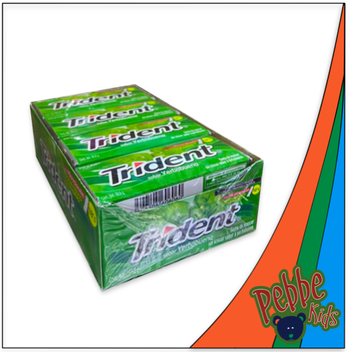 CHICLE VALU PACK TRIDENT 18'S YERBABUENA C/12