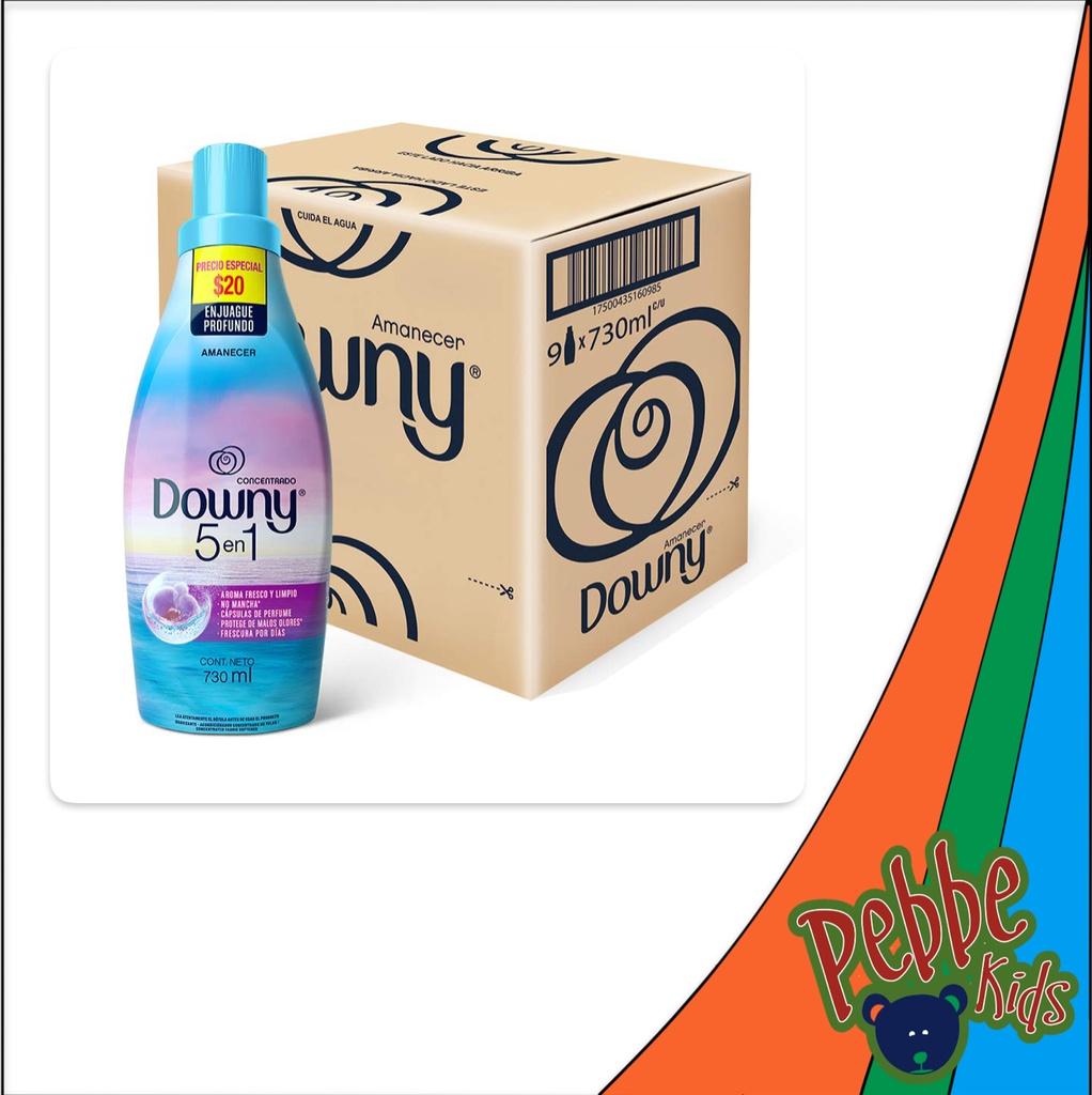 SUAVIZANTE DOWNY AMANECER C/9 +3