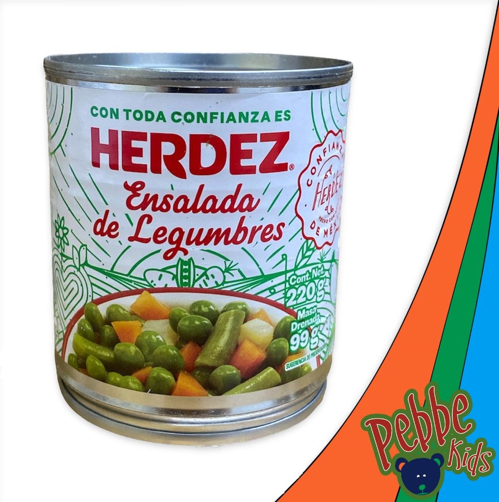 ENSALADA DE LEGUMBRES HERDEZ 215gr.