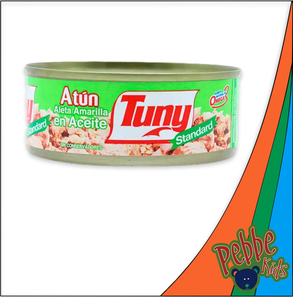 ATUN TUNY STANDARD EN ACEITE (VERDE) 140gr. PIEZA