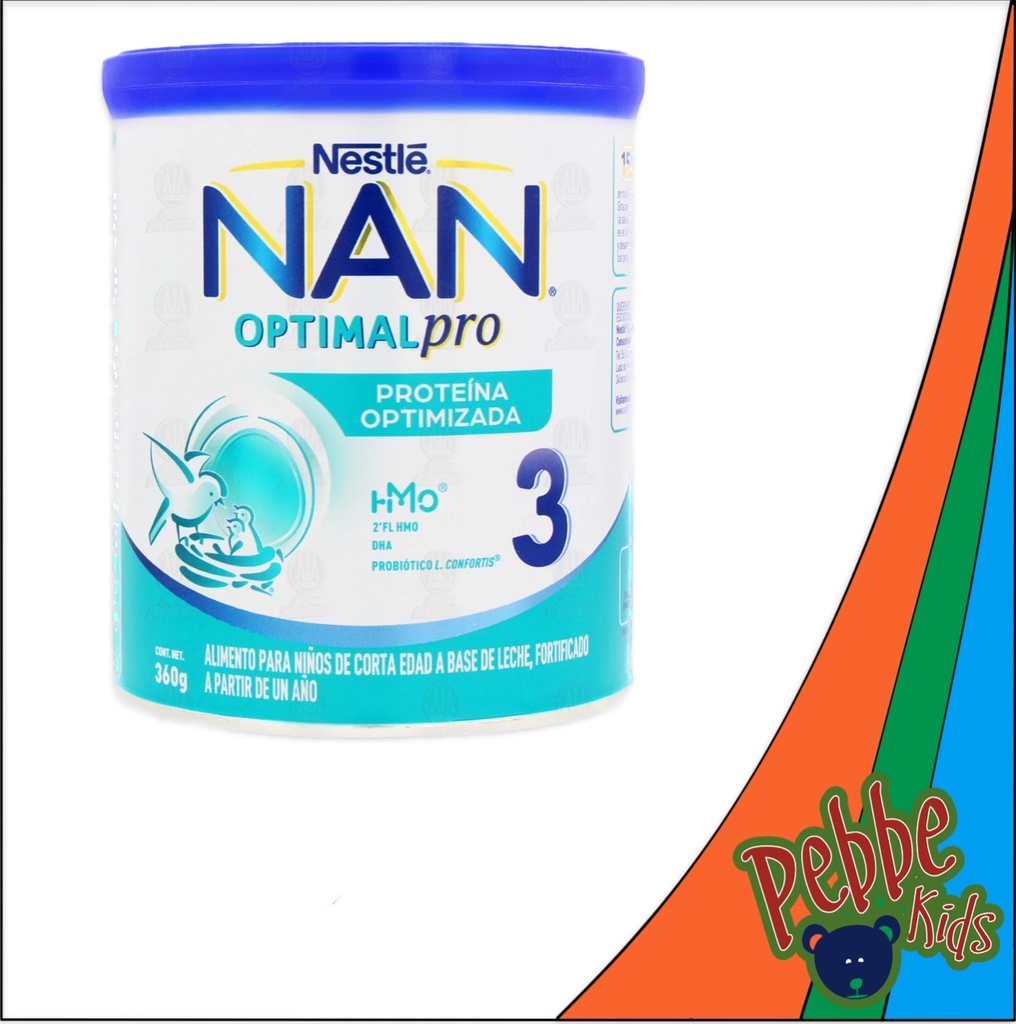 LECHE NAN ETAPA 3 LATA 360gr.