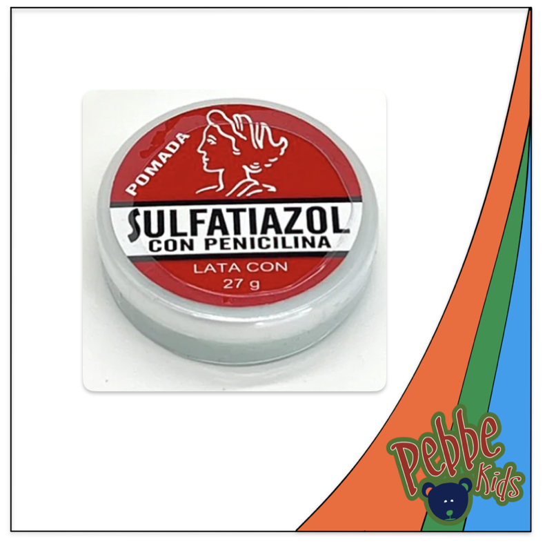 UNGUENTO SULFATIAZOL PENICILINA SP SANAX ROJO C/10
