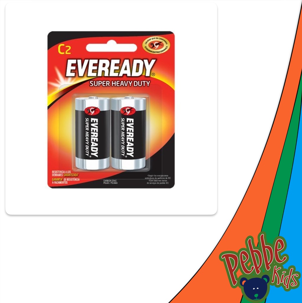 BLISTER PILA EVEREADY GRANDE D C/2