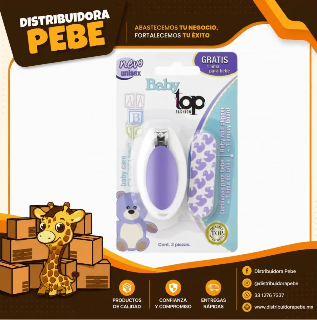 KIT BABY CARE TOP FASHION 2 PIEZAS SIN TIJERAS