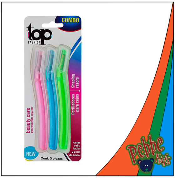 PERFILADOR DE CEJAS TOP FASHION C/3