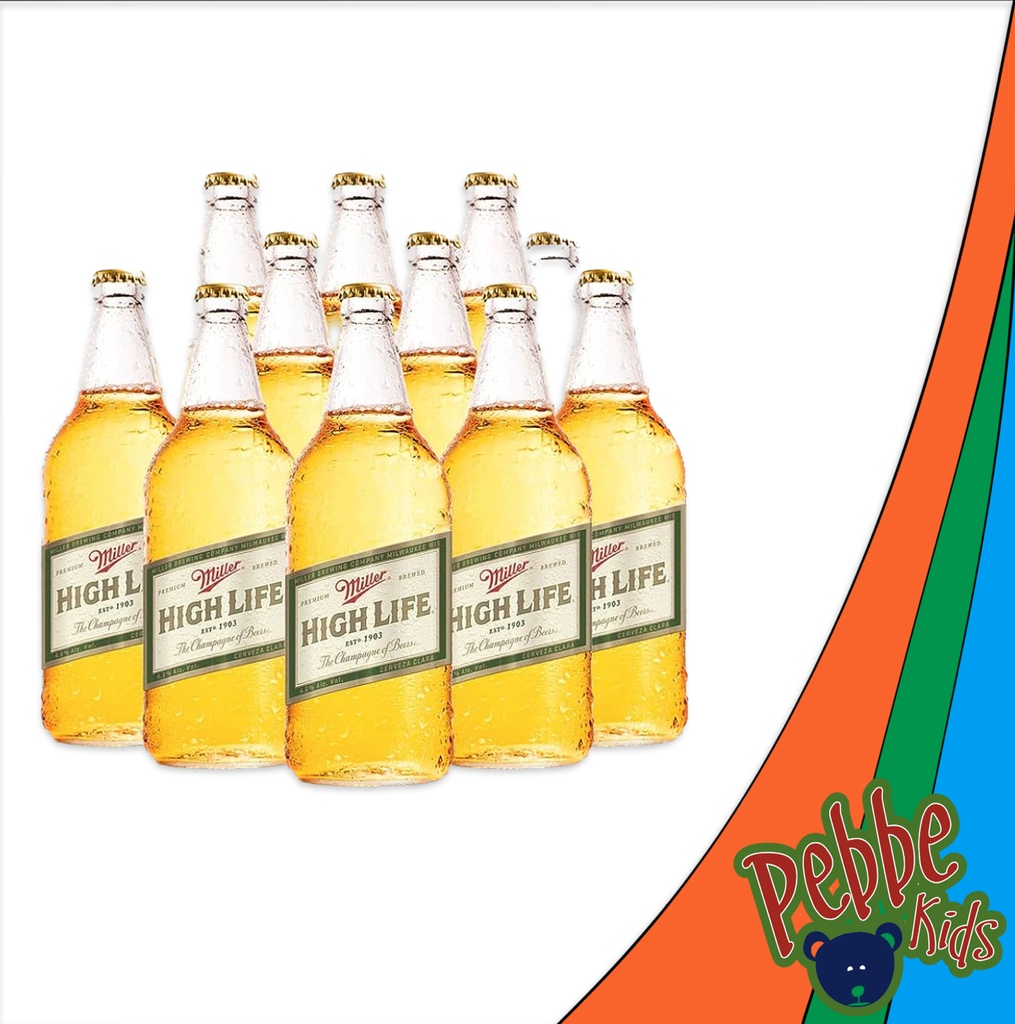 CERVEZA MILLER HIGH LIFE 940ml. C/12