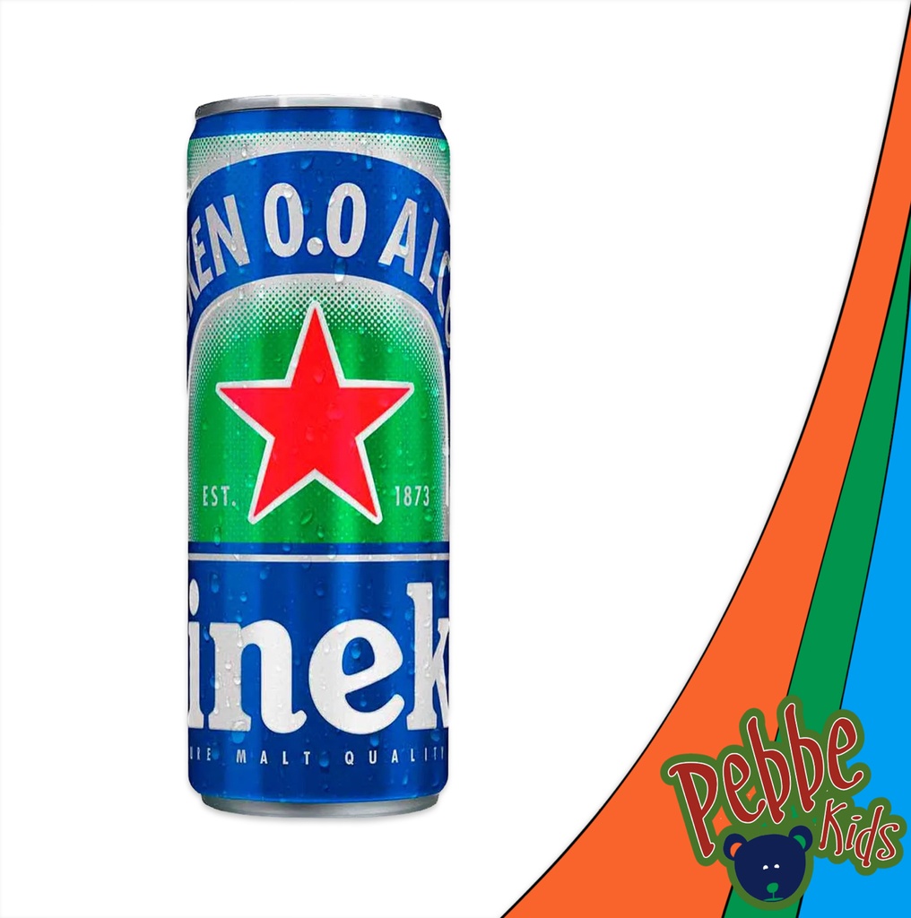 CERVEZA HEINEKEN 0.0 SIN ALCOHOL LATA 355ml. C/12