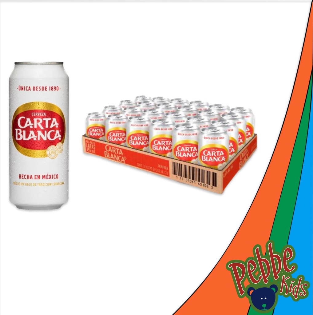 CERVEZA CARTA BLANCA LATÓN 473ml. C/24