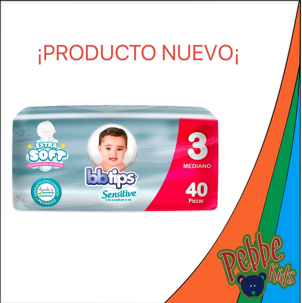 PAÑAL BBTIPS ETAPA 3 C/40