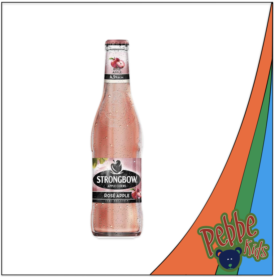 SIDRA STRONGBOW ROSÉ BOTELLA 330ml C/12