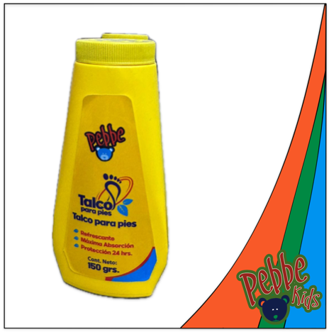 TALCO PEBBE PIES CHICO 150gr. 