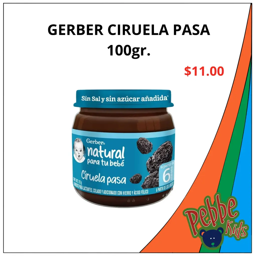 GERBER CIRUELA PASA 100gr.