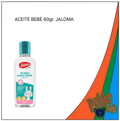 ACEITE P/BEBE JALOMA 60ml. PIEZA