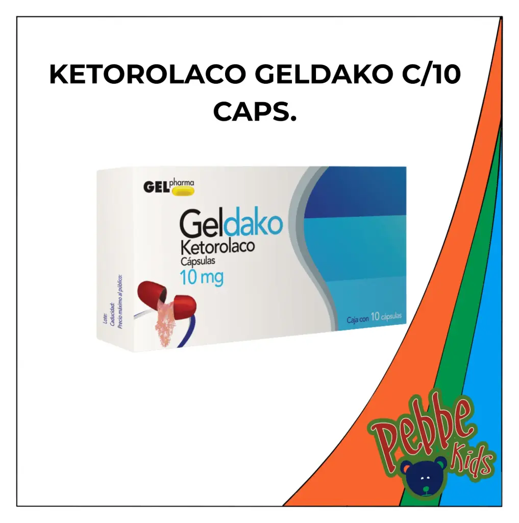 KETOROLACO GELDAKO C/10 CAPS.