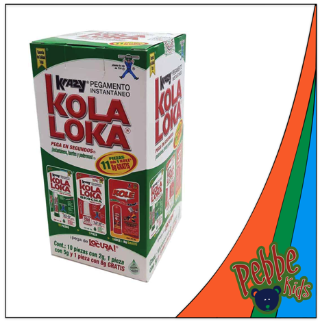 PEGAMENTO KOLA LOKA 10 TRADICIONAL + 1 BROCHA + 1 KOLE