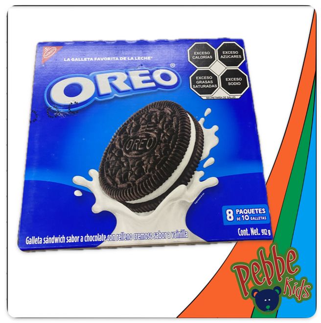 GALLETA OREO EXH 8 PAQ. C/10