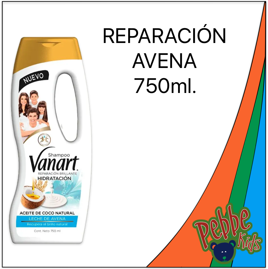 SHAMPOO VANART 750ml. REPARACIÓN AVENA