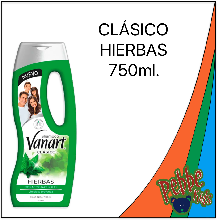 SHAMPOO VANART 750ml. HIERBAS