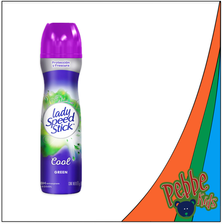 DES. EN AEROSOL LADY SPEED STICK COOL GREEN 150ml.
