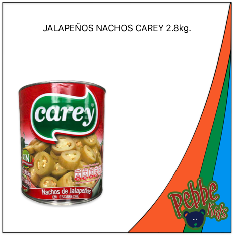 JALAPEÑOS NACHOS CAREY 2.8kg.