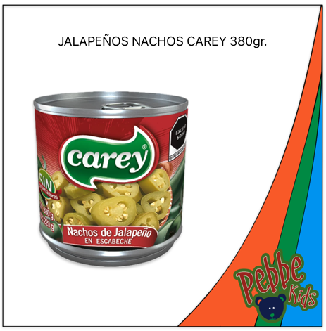 JALAPEÑOS NACHOS CAREY 380gr.