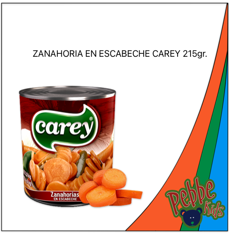 ZANAHORIA EN ESCABECHE CAREY 215gr.