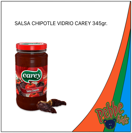 SALSA CHIPOTLE VIDRIO CAREY 345gr.