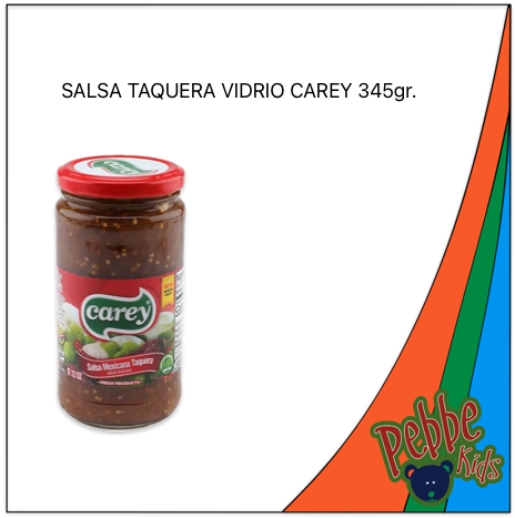 SALSA TAQUERA VIDRIO CAREY 345gr.