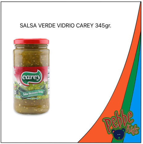 SALSA VERDE VIDRIO CAREY 345gr.