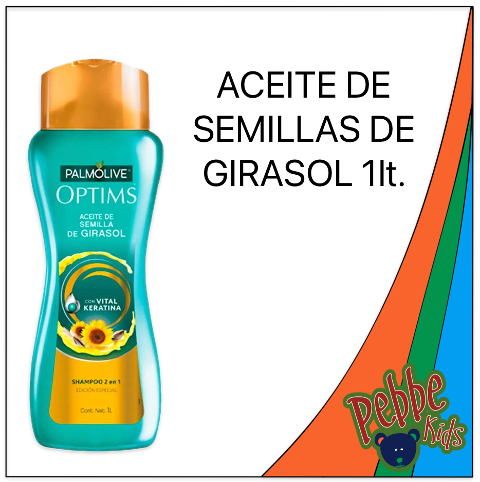 SHAMPOO PALMOLIVE ACEITE DE SEMILLAS  DE GIRASOL 1lt.