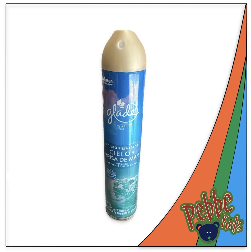 AROMATIZANTE GLADE PARAISO AZUL 400ml.