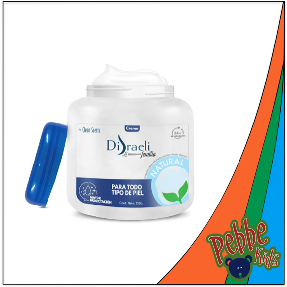 CREMA CORPORAL SÓLIDA DISRAELI BY CLEAN SCENTS NATURAL 650ml.