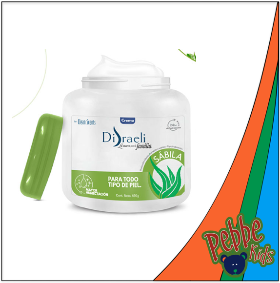 CREMA CORPORAL SÓLIDA DISRAELI BY CLEAN SCENTS SÁBILA 650ml.