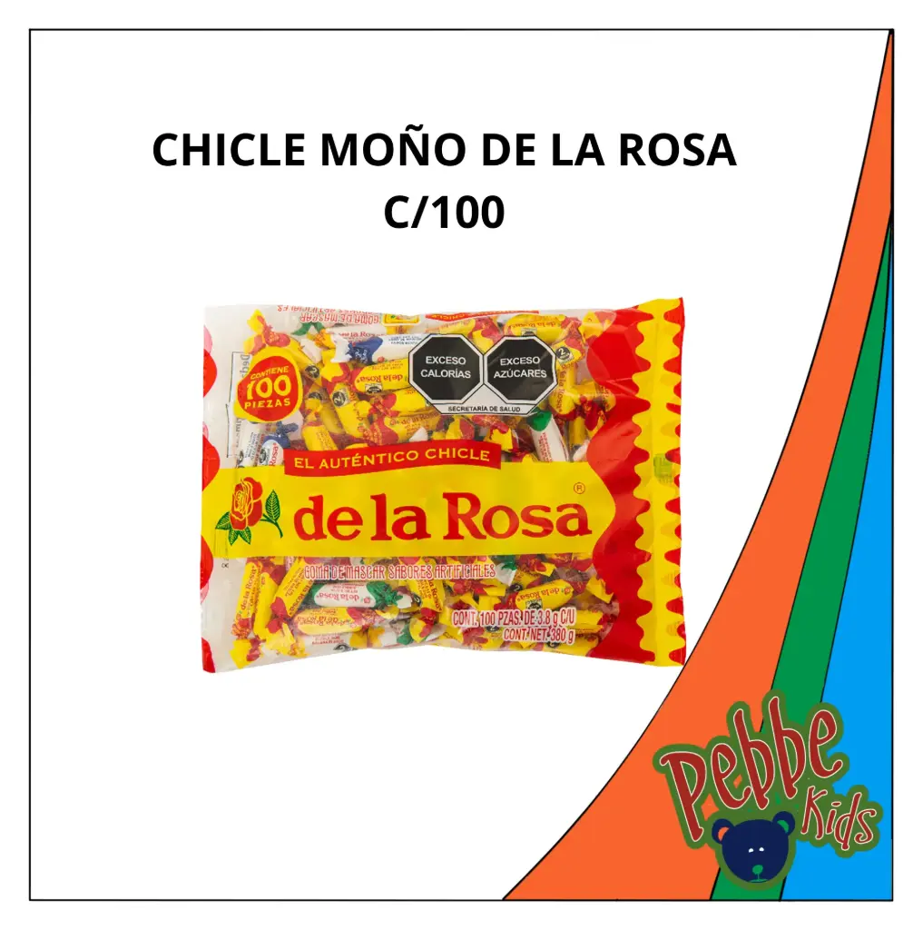 CHICLE MOÑO DE LA ROSA C/100