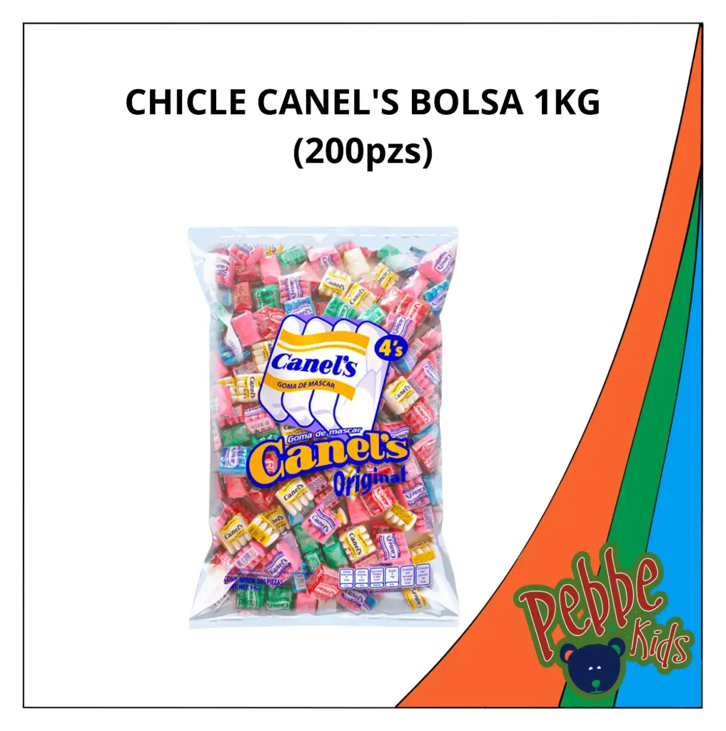 CHICLE CANEL'S BOLSA 1KG (200pzs)