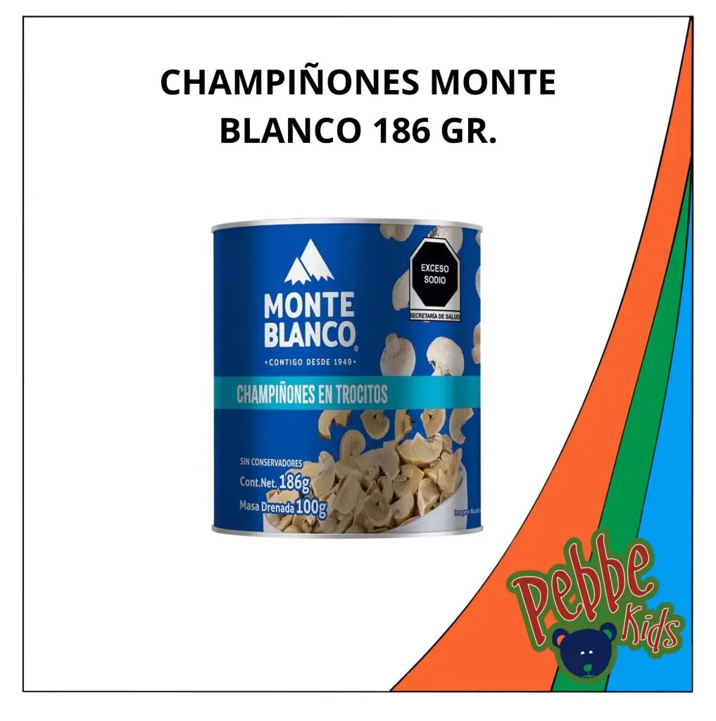 CHAMPIÑONES MONTE BLANCO 186 Gr.