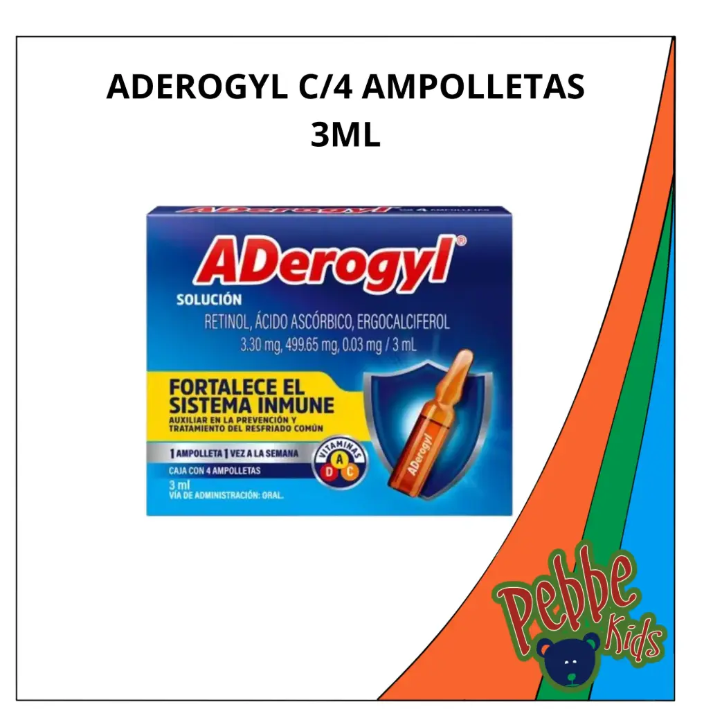 ADEROGYL C/4 AMPOLLETAS 3ML