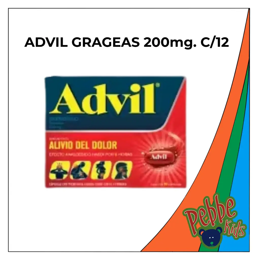 ADVIL GRAGEAS 200mg. C/12