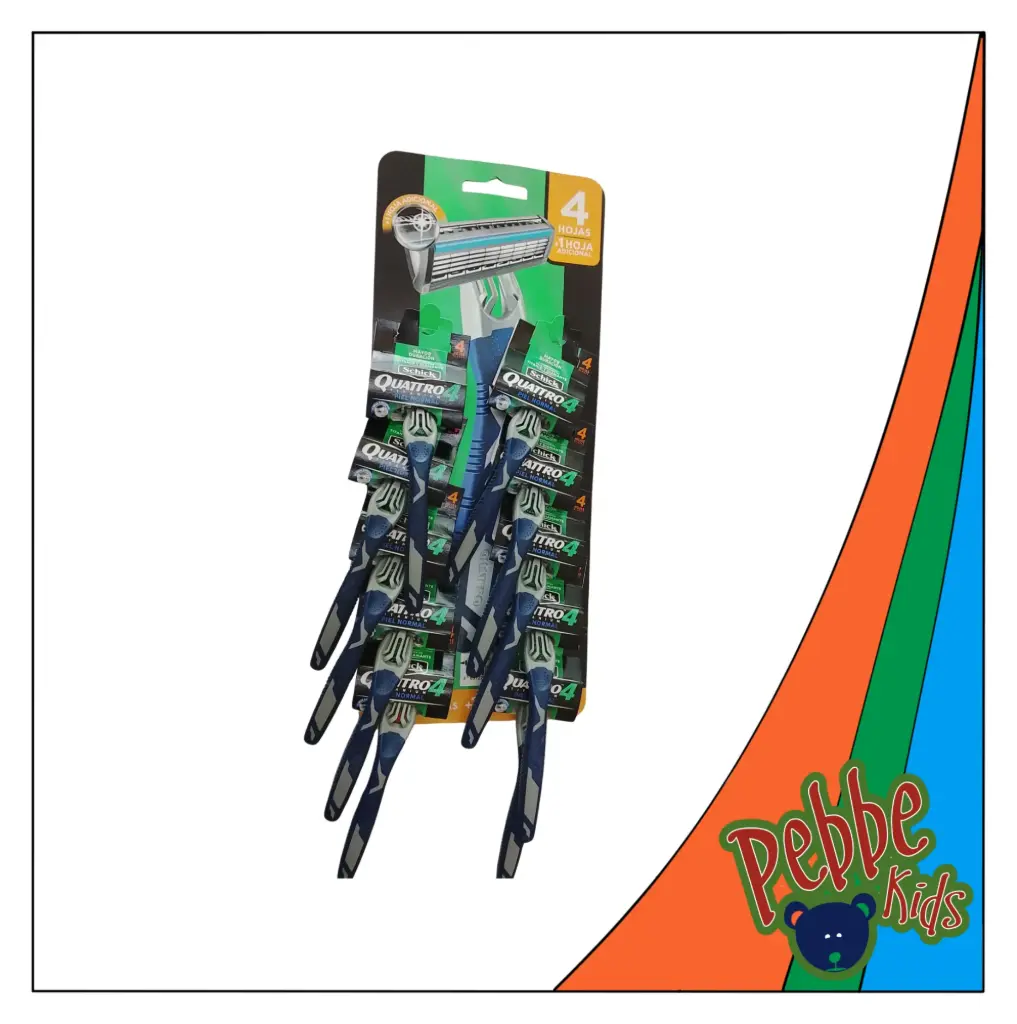 RASTRILLO SCHICK DE 4 NAVAJAS C/10