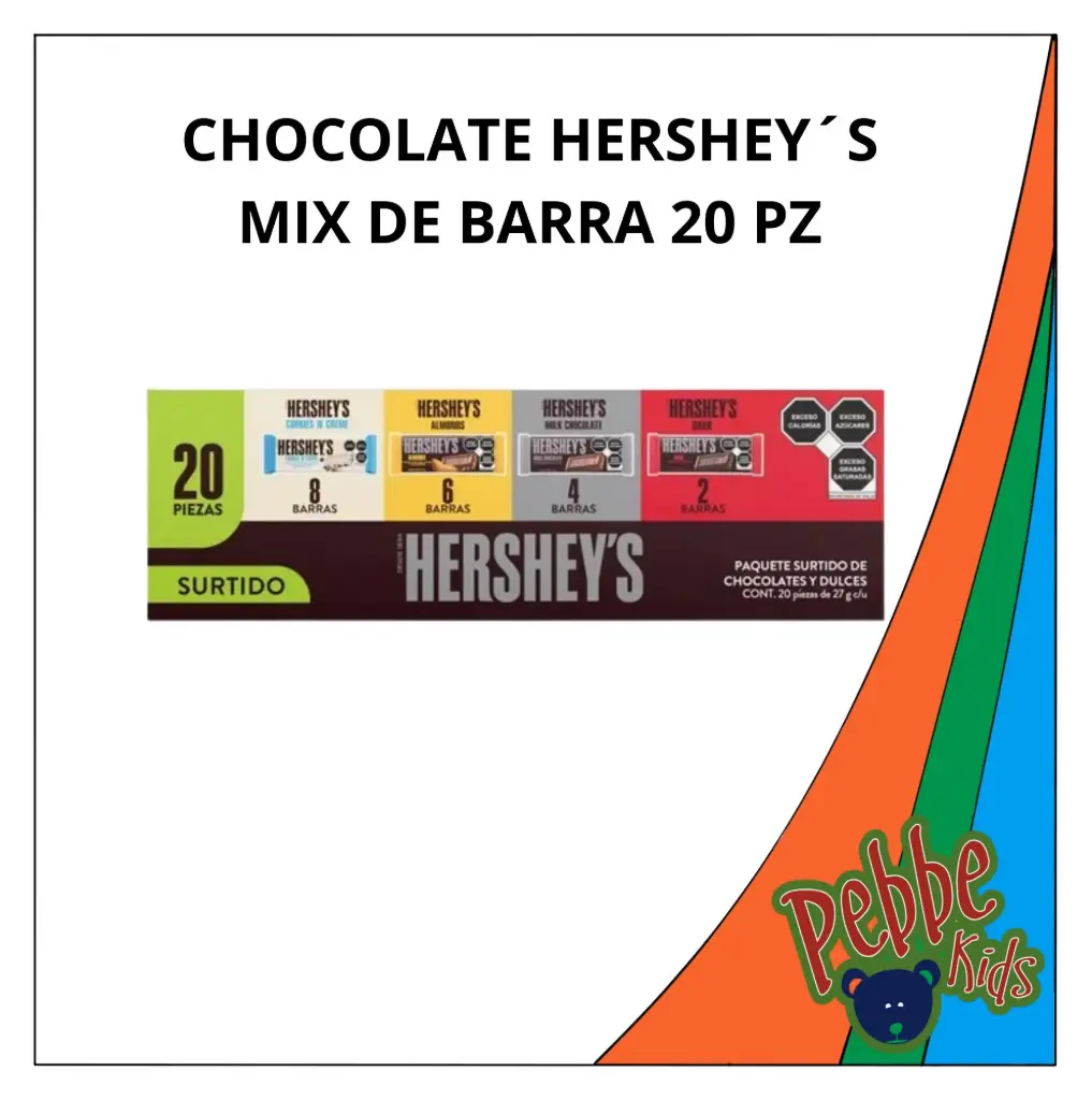 CHOCOLATE HERSHEY´S MIX DE BARRA 20 PZ
