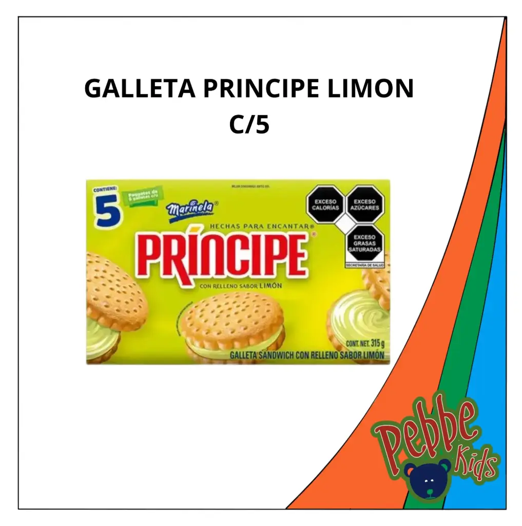 GALLETA PRINCIPE LIMON C/5