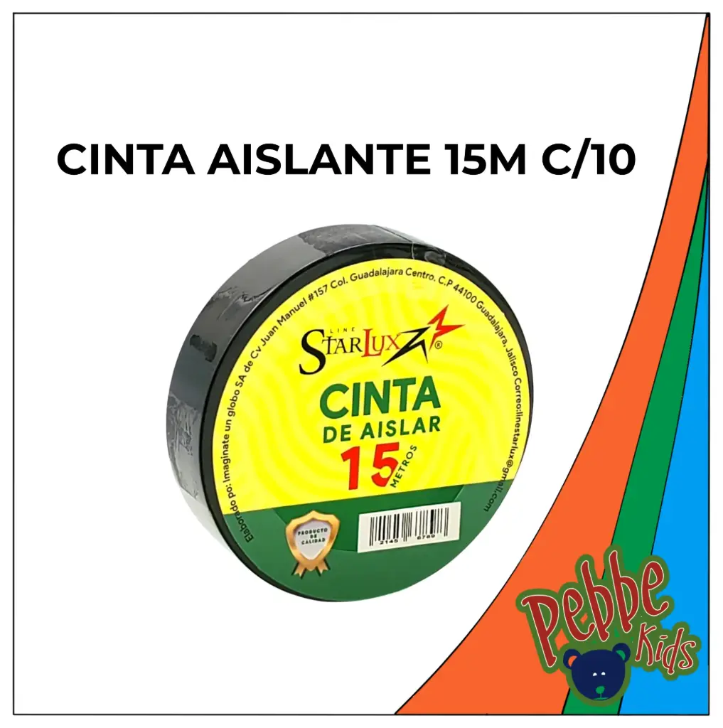 CINTA AISLANTE 15M C/10