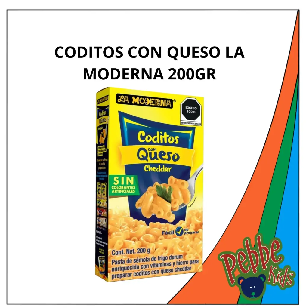 CODITOS CON QUESO LA MODERNA 200GR