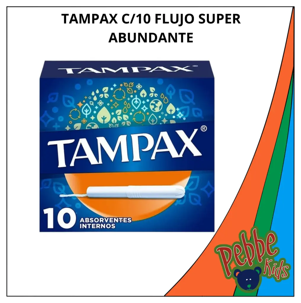 TAMPAX C/10 FLUJO SUPER ABUNDANTE