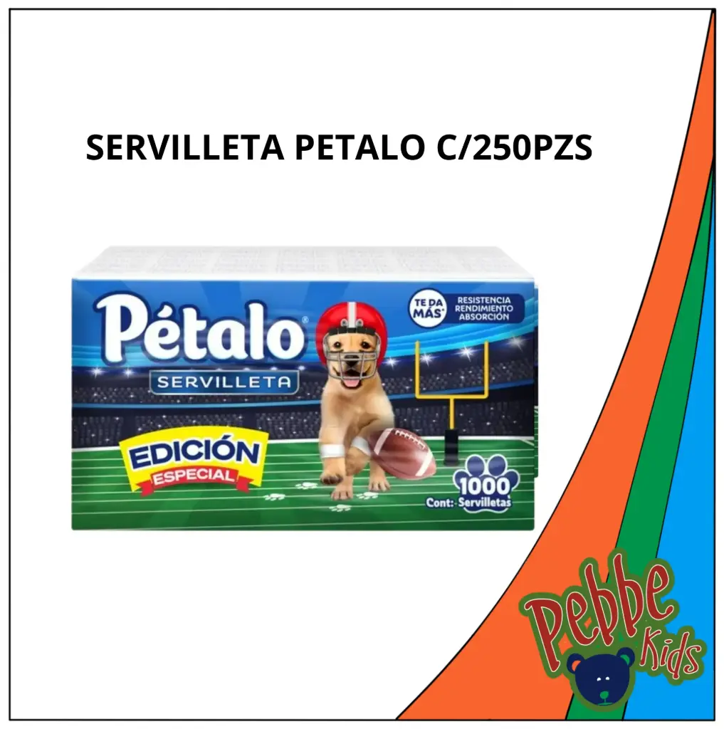SERVILLETA PETALO C/250PZS